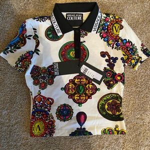 Versace Crop Polo